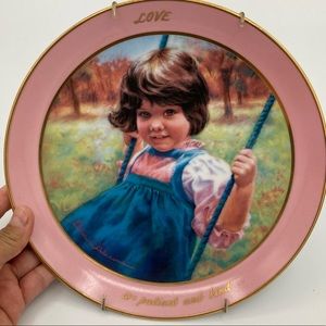 Vintage Plate Collection Love's Prayer Plate Collection Decor by Abbie Williams